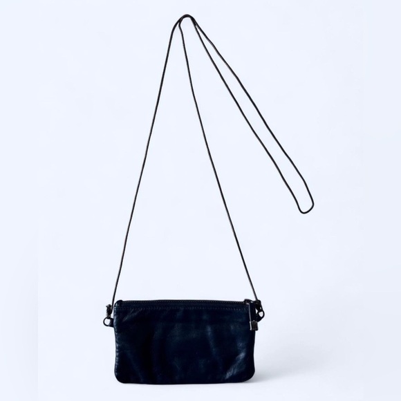 silence + noise Handbags - Silence & Noise Urban Outfitters Black Leather Suede Mini Crossbody Bag